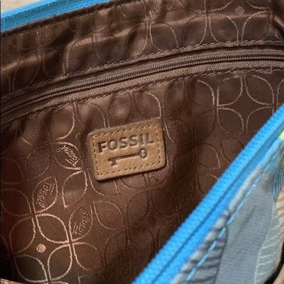 FOSSIL CROSSBODY Messenger Bag Purse - Picture 6 of 7